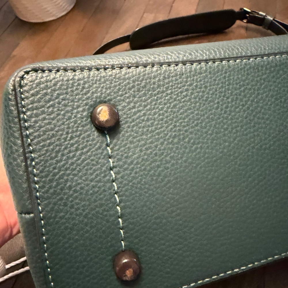 Coach Dark Green Shoulder Bag - Picture 4 of 9